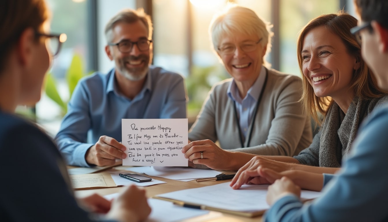 Illustration: Comprendre l’importance d’une phrase adaptée pour le départ en retraite