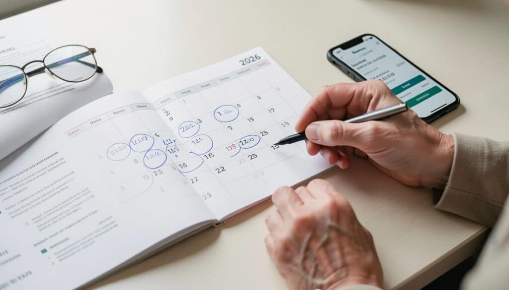 Dates de versement des retraites et pensions en 2026