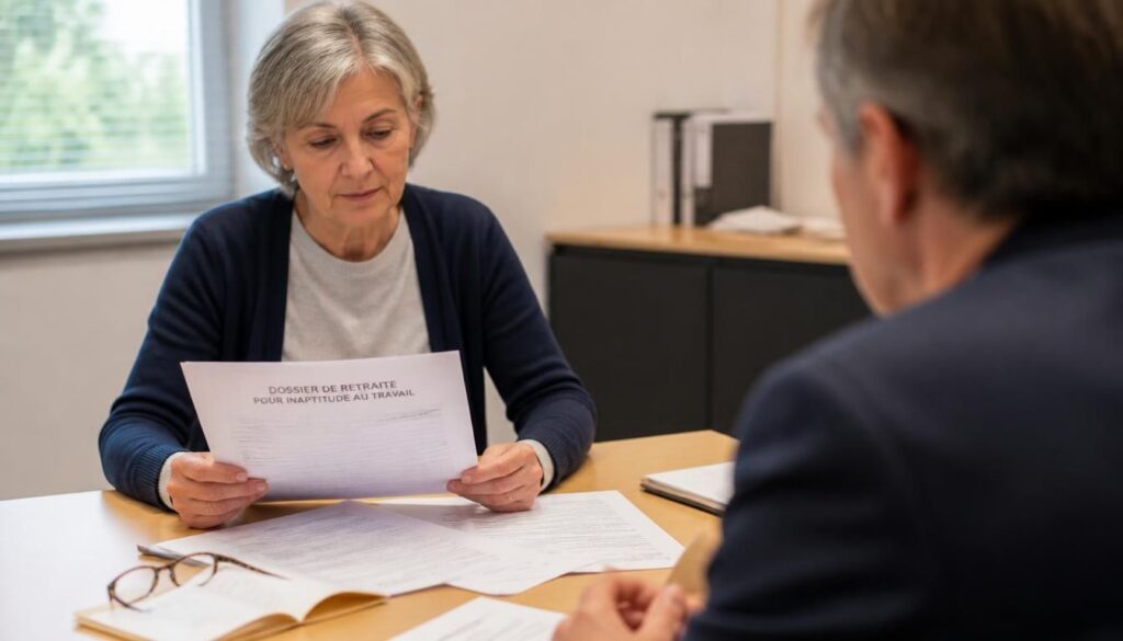 Retraite pour inaptitude au travail : droits et demande